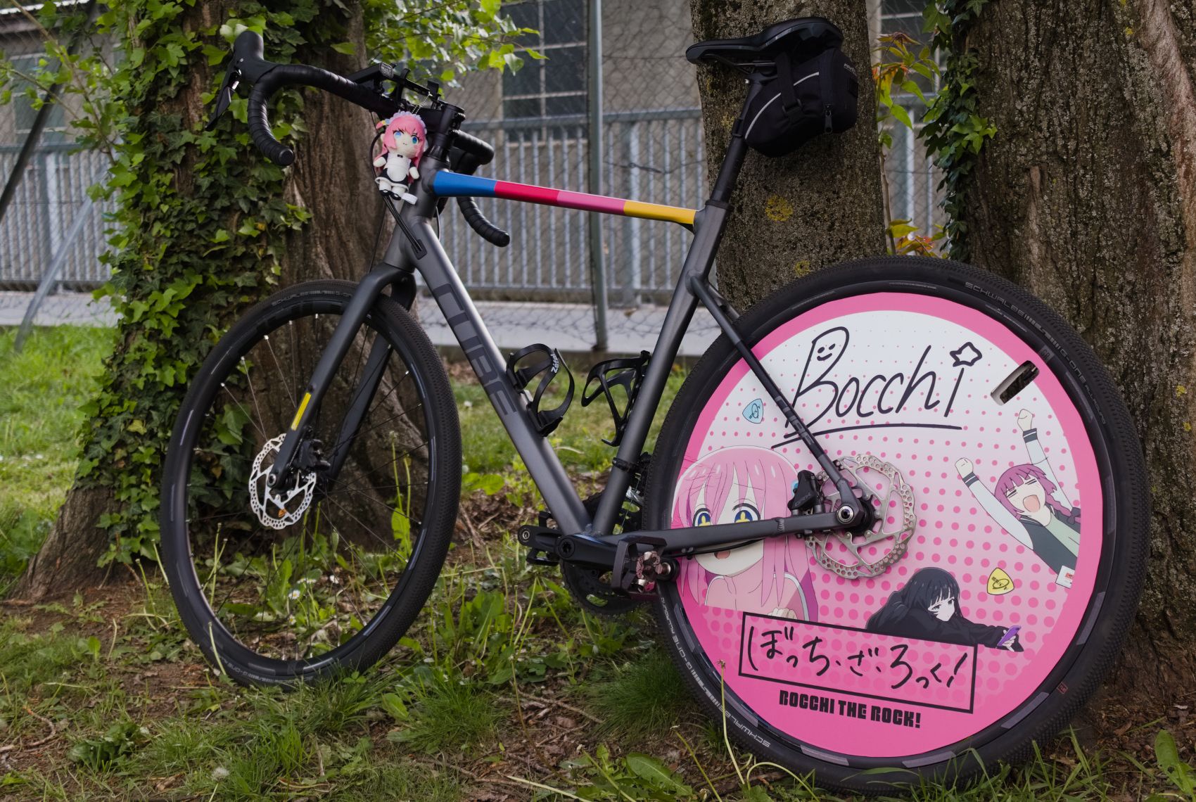 The left side of the bike