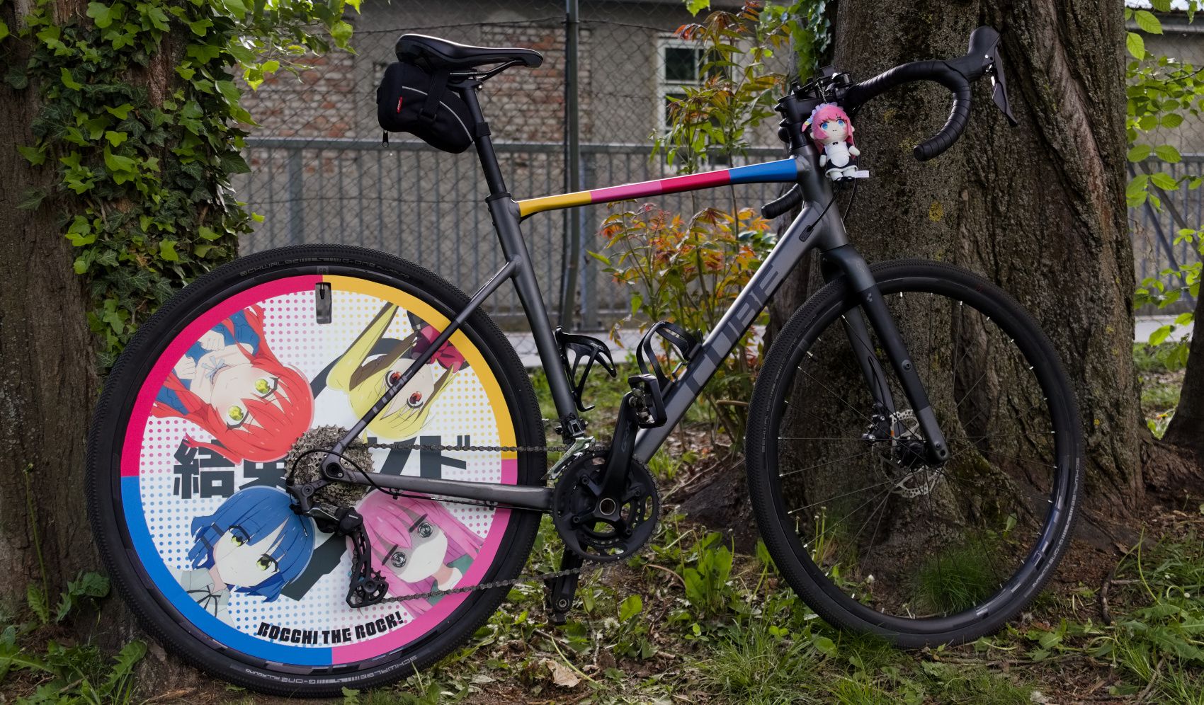 The right side of the bike
