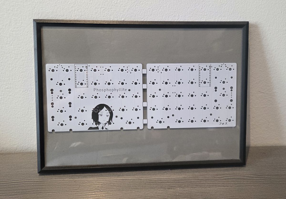 Finished PCB framed in my apartment